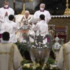 El Papa Francisco presidió este Jueves Santo la Misa Crismal en la basílica de San Pedro / Vatican Media