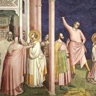 El Martirio de San Esteban, por Bernardo Daddi, discípulo de Giotto, s.XIV