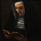 Retrato de María Cecilia Baij, la religiosa y abadesa del siglo XVIII que escribió sus visiones de San José y la Sagrada Familia