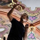 El pintor pontanés Javier Aguilar relata el crecimiento técnico y de fe logrado durante la elaboración de las pinturas del Santuario cordobés de Nuestra Señora de la Antigua (Imágenes: Diócesis de Córdoba).