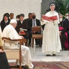 Un momento de la audiencia pública del Papa Francisco de este miércoles 23 de marzo