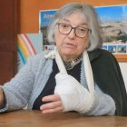 La hermana Marie-Claude ha tenido que ser intervenida dos veces de la mano / Foto: Frantz Bouton-Nize Matin