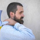 Jaume Vives con megáfono - en Toledo en el Curso del Grupo Polis habló de cómo transmitir un mensaje