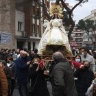 Procesión con la Virgen de la Paz por las calles de Alcobendas en marzo de 2022