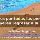 Oremos por todos los que quieren volver