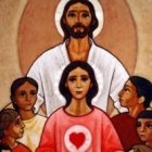 Éstos son mi madre y mis hermanos.