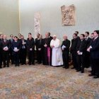Francisco trazó ante los seminaristas de Barcelona un profundo programa de vida espiritual.