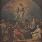 Todos los discípulos de Jesús eran judíos, y judíos quienes estaban junto a Él en la Ascensión. 'La Ascensión del Señor' de Francisco Bayeu y Subías (1769). Museo del Prado.
