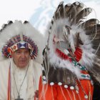 El Papa en Canadá. Reuters