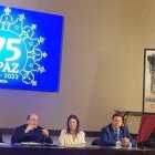 Presentación de la Jornada Mariológica de 
 2022 centrada en la Virgen de la Paz de Ronda... los organizadores y la alcaldesa