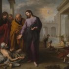 'Curación del paralítico' de Bartolomé Esteban Murillo (1670). ¿Qué quedaría de los Evangelios sin los milagros de Jesús sobre ciegos, sordos, cojos, tullidos...?