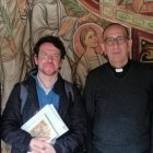 El abogado Ángel Huertos, Ignasi Díaz, de CSIF-PREC, el cardenal Omella y Venancio Carrión, de CSIF-PREC en 2022