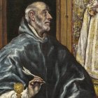 San Ildefonso, en una pintura realizada por El Greco