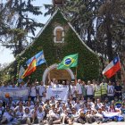 Más de 100 jóvenes, de diferentes países de América, salieron de Mendoza (Argentina) y recorrieron 415 kilómetros, casi veinte días, hasta llegar al Santuario de Bellavista (Chile).