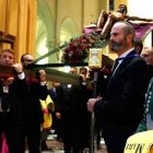 El Cristo de los Toreros sale a las calles de Madrid en Viernes de Dolores, con alumnos de la escuela taurina