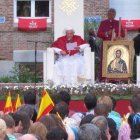 Benedicto XVI visitó la Fundación Instituto San José de los Hermanos de San Juan de Dios el 20 de agosto de 2011, durante la JMJ de Madrid. Foto: Europa Press.