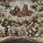 'El paraíso', de Jacopo Robusti (1518-1594), copia de taller Tintoretto, Museo del Prado.