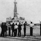 El 28 de julio de 1936, diez días después de comenzada la guerra, unos milicianos fusilaron el monumento del Cerro de los Ángeles al Sagrado Corazón de Jesús, donde Alfonso XIII le había consagrado España en 1919. Posteriormente volarían la imagen.