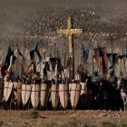 Los ejércitos cruzados, en una escena de 'El reino de los cielos' (2005), de Ridley Scott, una película favorable a la visión islamizante de la Historia.