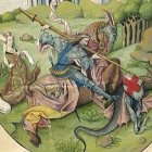 San Jorge y el dragón.