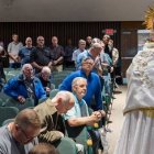 Adoración Eucarística en un congreso de hombres católicos en Hartford en octubre de 2022 - foto de Aaron Joseph