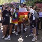 Jóvenes católicos se disponen a salir de Barcelona a la JMj de Lisboa, con el obispo auxiliar Xavier Vilanova