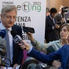 Presentación  ante la prensa del Meeting de Rímini de 2023, que tiene lugar en agosto