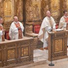 "Pese al ruido mediático que pretende enfrentarnos y embarrar la situación, desde el Obispado de Barbastro-Monzón siempre encontraréis la mano tendida", dijo el obispo al finalizar la Eucaristía.