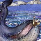 La ballena tragando a Jonás
