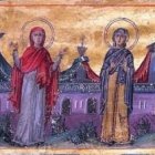 Santas Polixena y Xantipa.