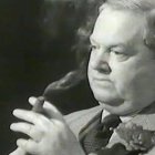 Evelyn Waugh, durante la entrevista que le hizo la BBC en 1960.