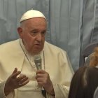 En la rueda de prensa durante el vuelo de regreso de Marsella, Francisco explicitó algunas de sus opiniones sobre la inmigración.