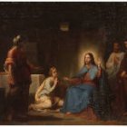 Jesús en casa de Marta y María