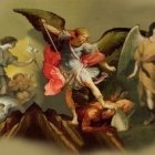 Santos Miguel, Gabriel y Rafael, arcángeles.