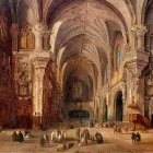 En España, la comunidad política se articuló históricamente en torno a la fe. 'La Iglesia de San Juan de los Reyes de Toledo', grabado de Jenaro Pérez Villaamil (1807-1854).