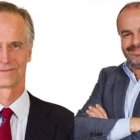 De izquierda a derecha, Walther Plettenberg y José María Gallardo, nuevos presidente y director de ACN España.