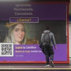 Campaña sobre Isabel la Católica en marquesinas del metro de Madrid
