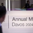 Participantes en el Foro Económico Mundial de Davos 2024