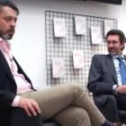 Óscar Rivas, a la izquierda, y Juan Carlos Corvera, impulsan la nueva etapa del digital católico Forum LIbertas