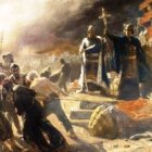 San Absalon destruye el ídolo Svantevit.