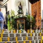 Ofrenda de Luz a la Virgen de Atocha en 2018, que ayudó a becas escolares en República Dominicana
