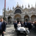 El Papa Francisco celebró la Eucaristía en la plaza de San Marcos, de Venecia, en su viaje exprés a la ciudad italiana / Foto: Vatican Media.