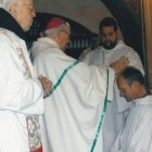 Javier Sartorius, en su compromiso como monje.