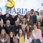 Componentes del equipo de Radio María, en la celebración de su primer cuarto de siglo en España.