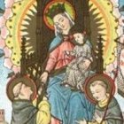 La Virgen con Santo Domingo y el Beato Alain.