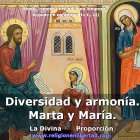 Marta y María. Diversidad y armonía.