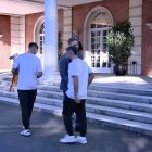 El frío saludo de Carvajal a Sánchez en la recepción en La Moncloa a los campeones de la Eurocopa 2024, al día siguiente de su victoria del pasado 14 de julio.