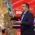 "Mientras este Gobierno protege a otros colectivos, deja en el desamparo jurídico a los creyentes", explica María García, de OLRC (foto: Toni Soler en TV3 se burla de la Virgen del Rocío).