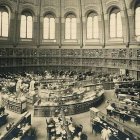 La célebre sala de lectura bajo bóveda del Museo Británico. Foto: British Museum.
