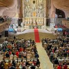 El esplendor del santuario de Torreciudad, durante la misa de la Jornada Mariana de la Familia celebrada el pasado sábado en el santuario. Foto: Santuario de Torreciudad.